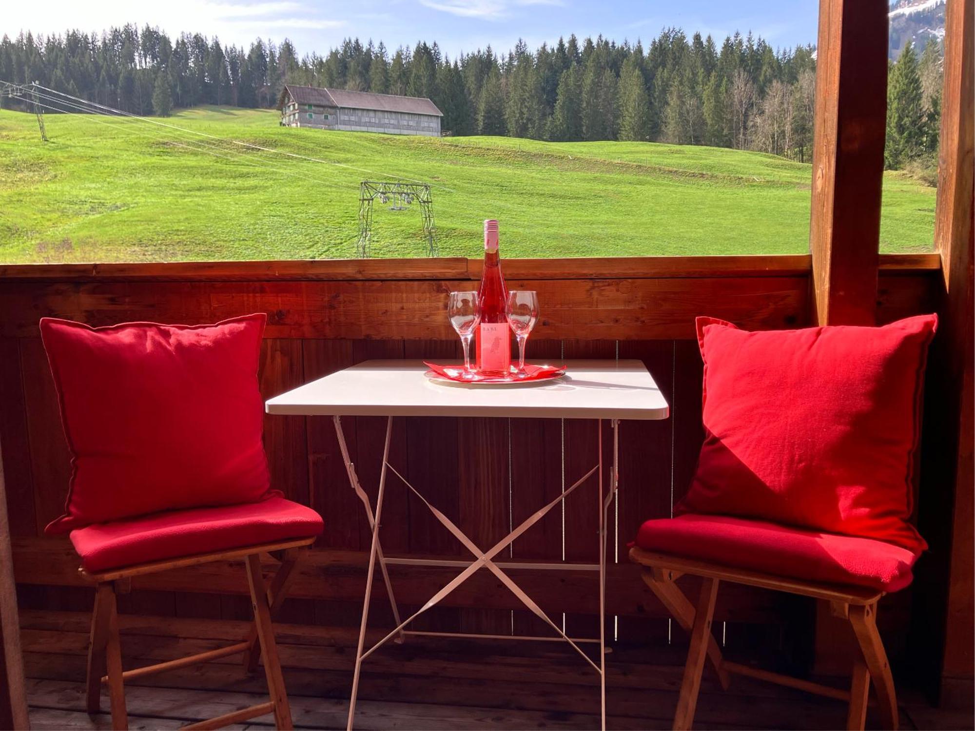Ferienwohnung Bergblick Am Rande Der Wildnis Sibratsgfäll Eksteriør billede